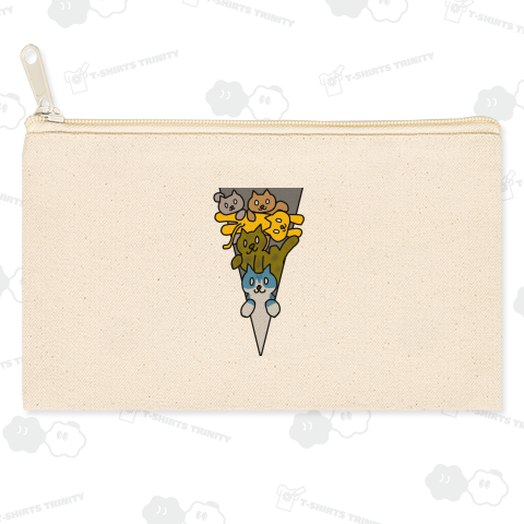 はみ出るネコ 5匹