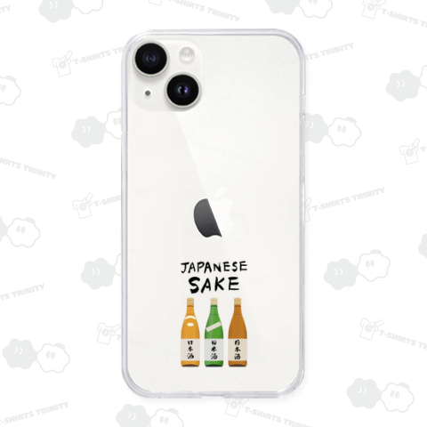 日本酒(一升瓶)と徳利、おちょこ