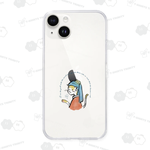 真珠の耳飾りのねこ