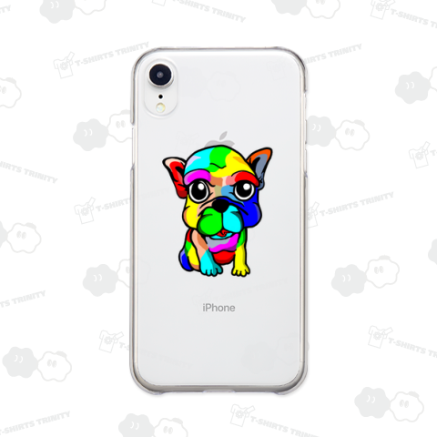 元気いっぱいカラフルわんこ