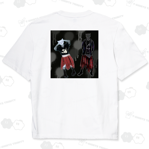 パンクスタイルネコ(バックプリント)