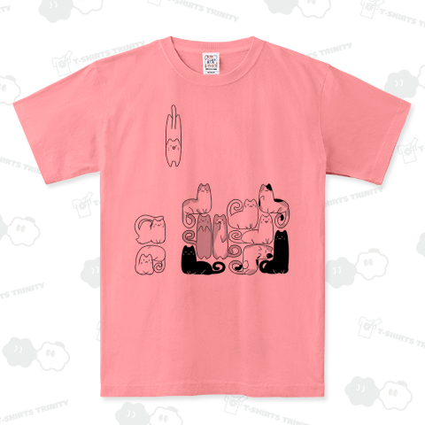 つみネコ(イラストモノクロ)