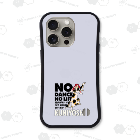 浮世絵シリーズ/踊る猫[ロゴ黒]