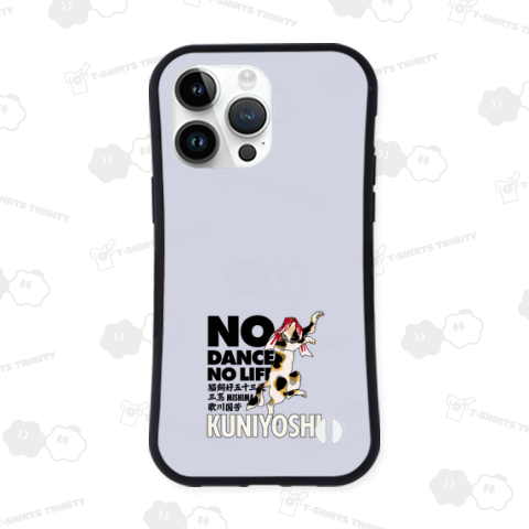 浮世絵シリーズ/踊る猫[ロゴ黒]