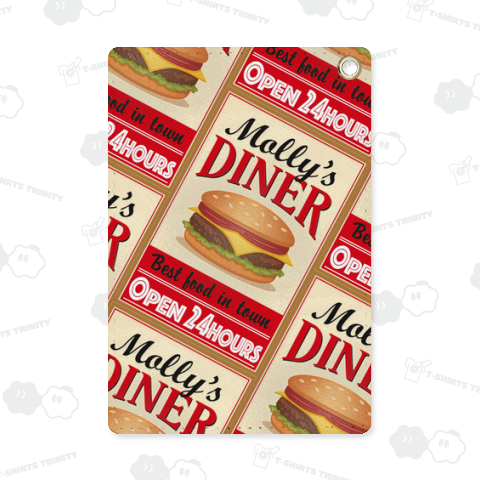 サインシリーズ/ハンバーガーtype-A[背景あり/前面プリント]