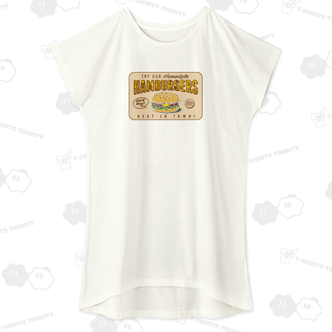 サインシリーズ/ハンバーガーtype-B[かすれ背景あり/前面プリント]