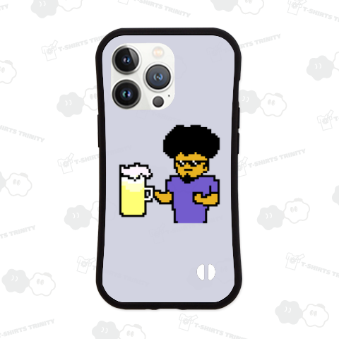 ビール好きアフロ兄貴