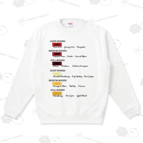 ワイン好きのためのカラーチャート&品種