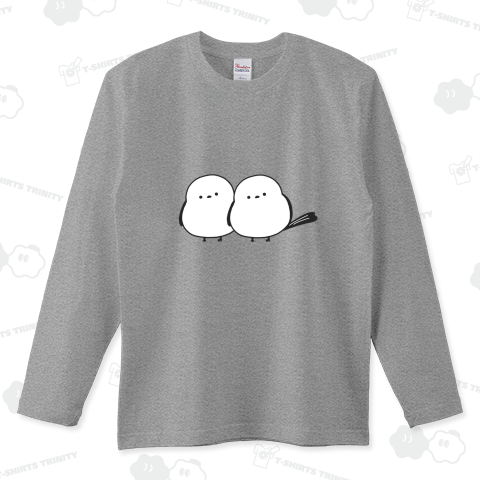 かわいいシマエナガ2羽