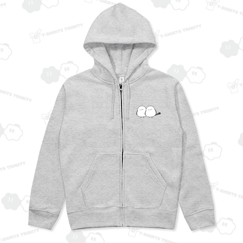 かわいいシマエナガ2羽