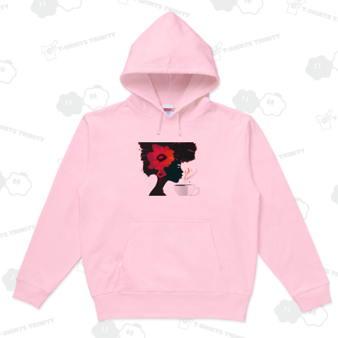 コーヒーを飲む女