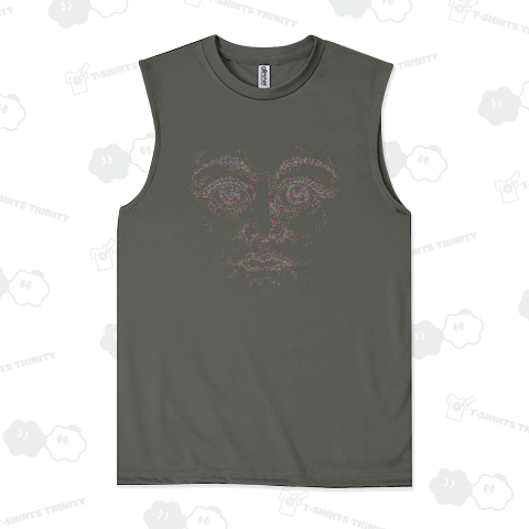 変な顔(生地淡色用)