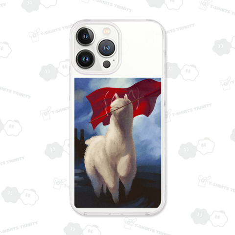 民衆を煽るアルパカさん