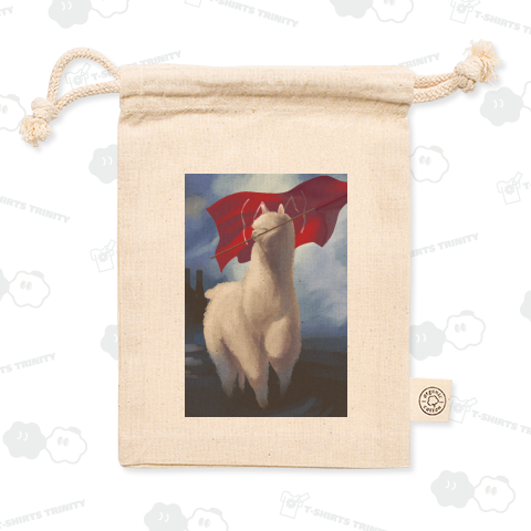 民衆を煽るアルパカさん