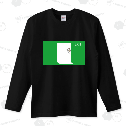 アルパカ脱出済み…の非常口Tシャツ