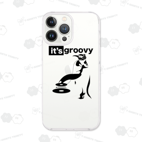 ペンギンDJ音楽Tシャツ