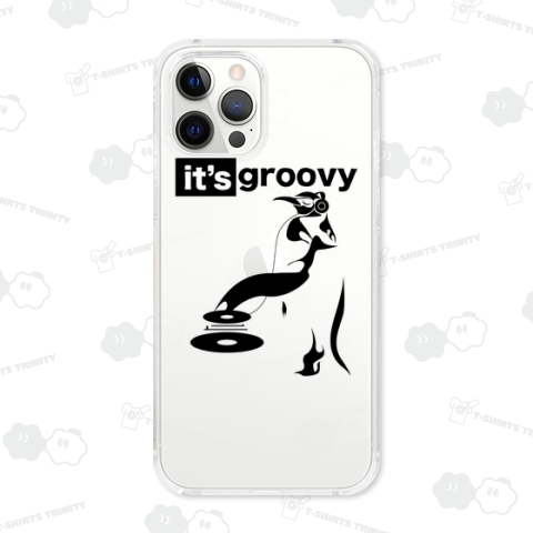 ペンギンDJ音楽Tシャツ