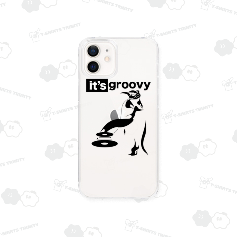 ペンギンDJ音楽Tシャツ