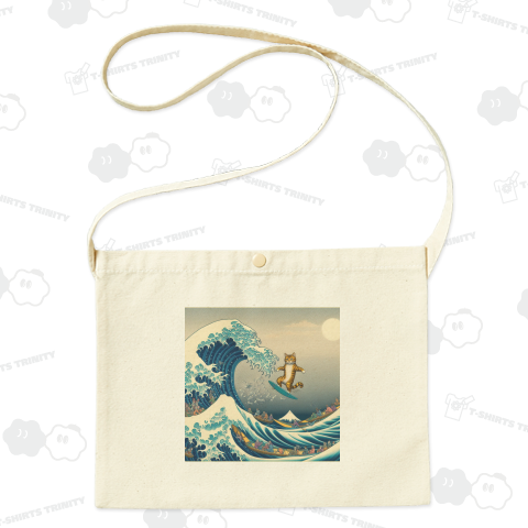 パロディアート「ネコの達人サーファー」バックプリント