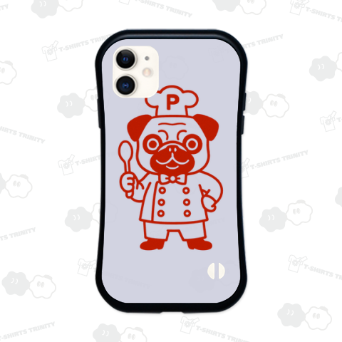 かわいいパグのコックさん