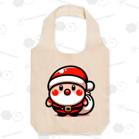 かわいい二頭身のちびサンタ