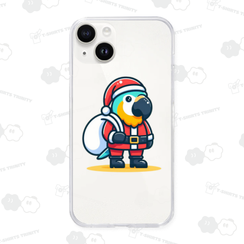 かわいいインコのサンタさん