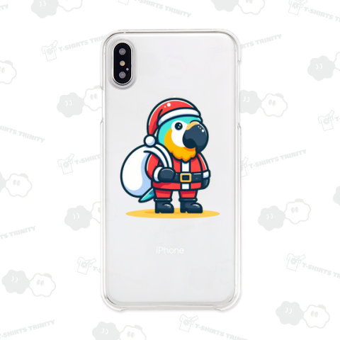 かわいいインコのサンタさん