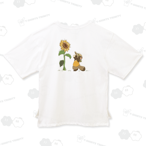 ひまわりと仔だぬき/ウラ