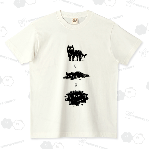 溶けた黒猫(過程)