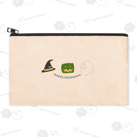 ハロウィン(帽子とかぼちゃとおばけ)