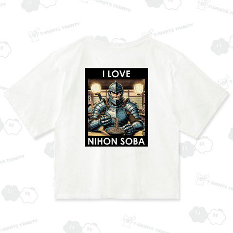 日本そばが好きな西洋の騎士・アメコミ風・バックプリント