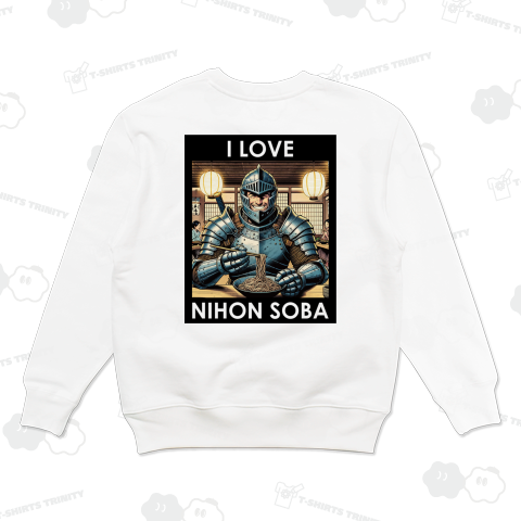 日本そばが好きな西洋の騎士・アメコミ風・バックプリント