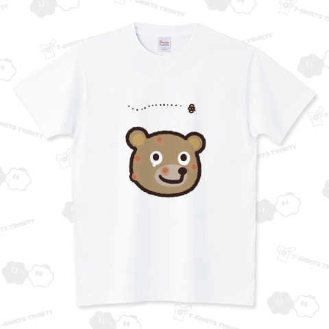 sad bear 蜂と仲良し スタンダードTシャツ(5.6オンス)