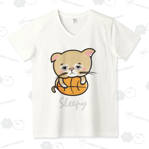 バスケットボール(眠い猫)