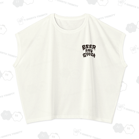 BEER AND GYOZA ビールアンド餃子 胸ワンポイント