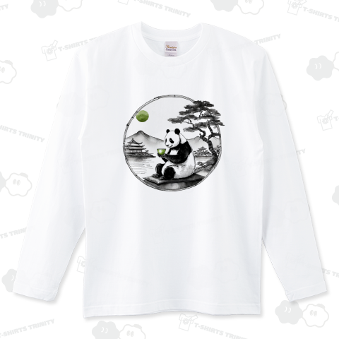 茶道をするパンダ