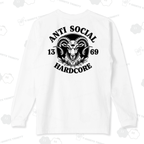 ANTI SOCIAL✕HARDCORE (バックプリント)