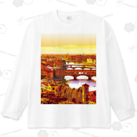 イタリア 夕暮れのフィレンツェ【作品No.446】