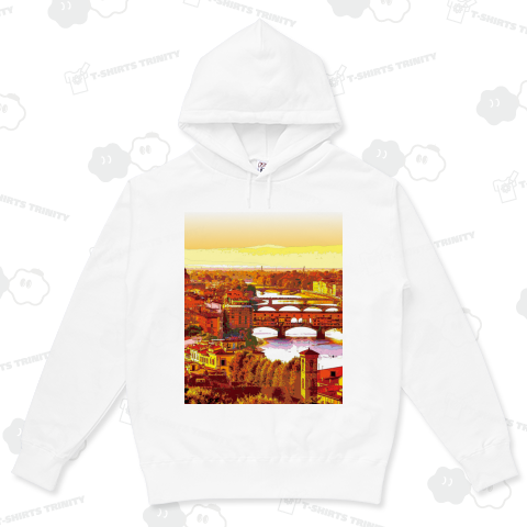 イタリア 夕暮れのフィレンツェ【作品No.446】