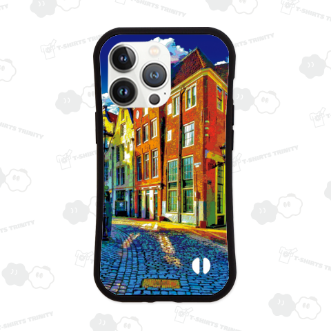 オランダ アムステルダムの路地【作品No.481】