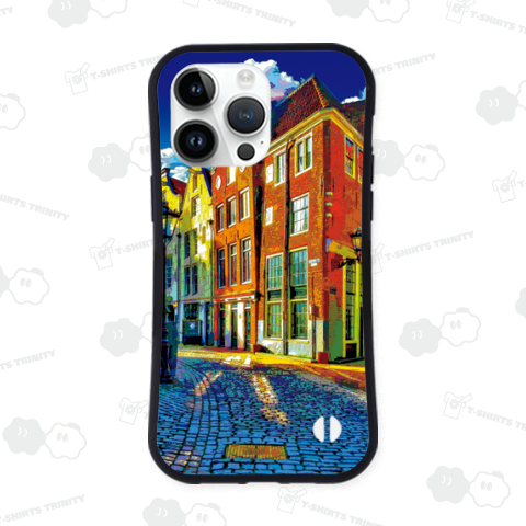 オランダ アムステルダムの路地【作品No.481】