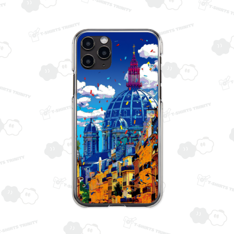 フランス サントーギュスタン教会とパリの街並み【作品No.550】