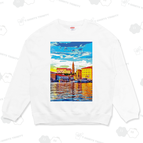 スロベニア 夕暮れのピラン【作品No.588】