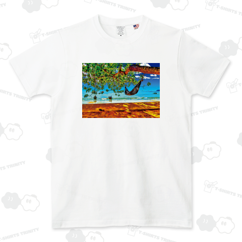 タイ 浜辺のハンモック【作品No.608】