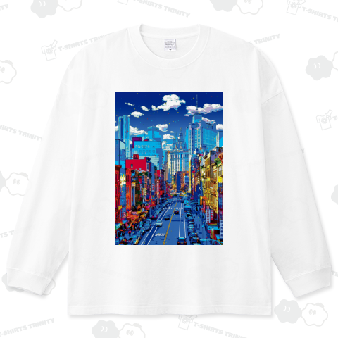 ニューヨーク イースト・ブロードウェイの街並み【作品No.643】