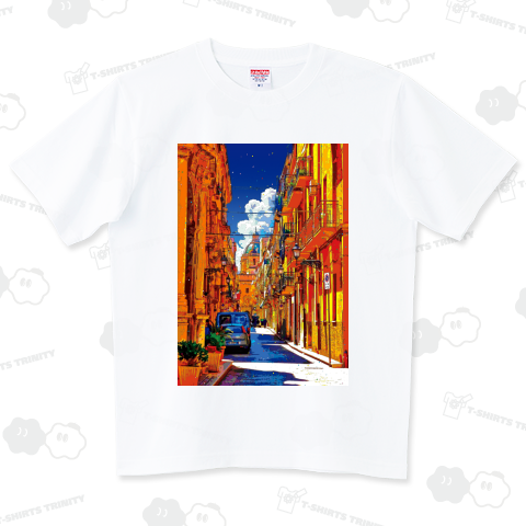 シチリア島 トラパニの路地【作品No.669】