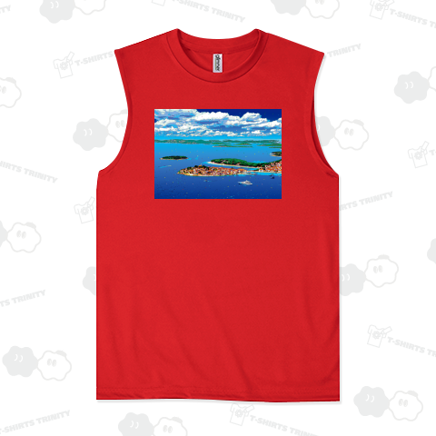 クロアチア プリモシュテンの海【作品No.670】