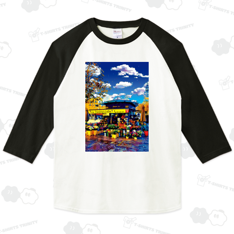 スペイン バレンシア市庁舎広場の花屋【作品No.686】