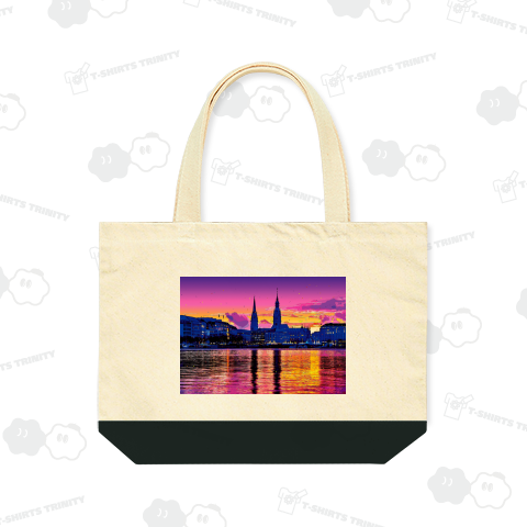 ドイツ ハンブルクの夕暮れ【作品No.702】