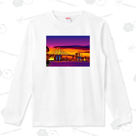 東京 夕暮れのレインボーブリッジ【作品No.710】